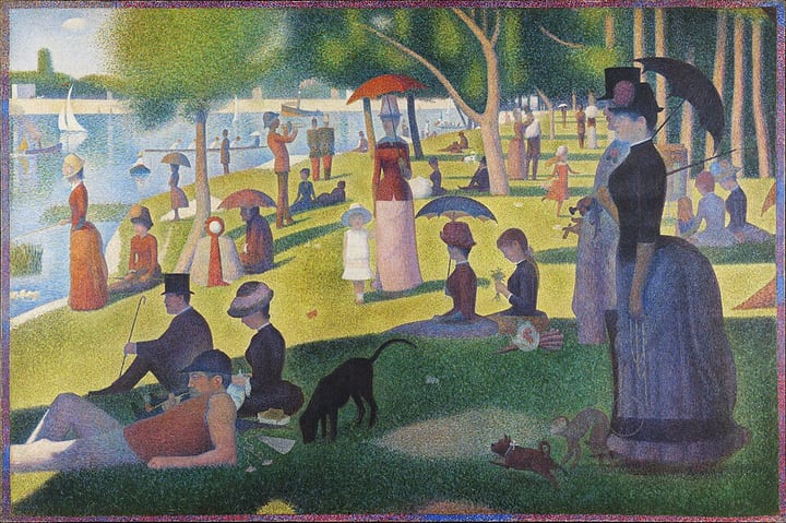 A Sunday Afternoon on the Island of La Grande Jatte by Georges Seurat