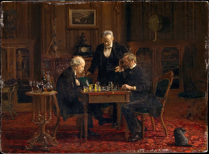 The Chess Players (Eakins) by Thomas Eakins