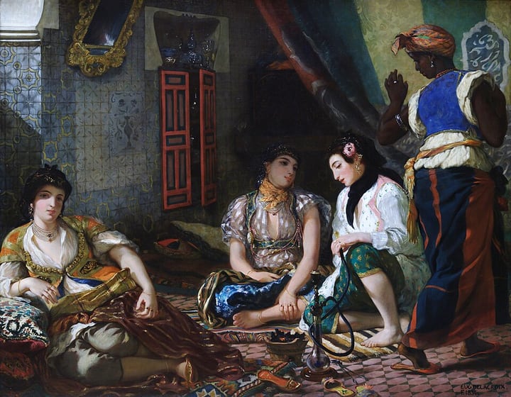 Women of Algiers by Eugène Delacroix