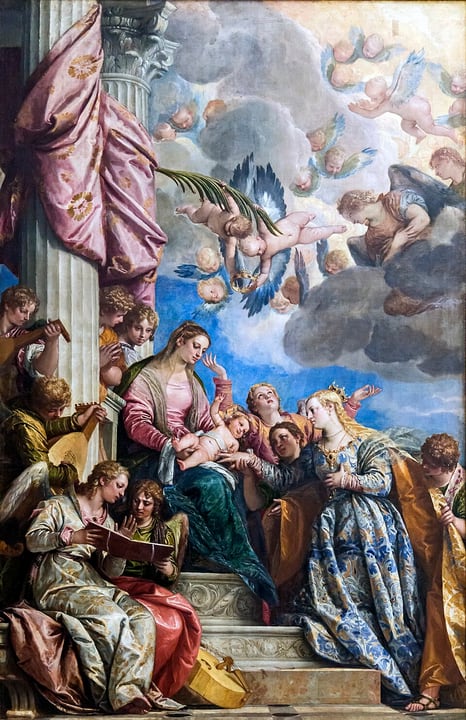 Mystic Marriage of Saint Catherine (Veronese, 1575) by Paolo Veronese