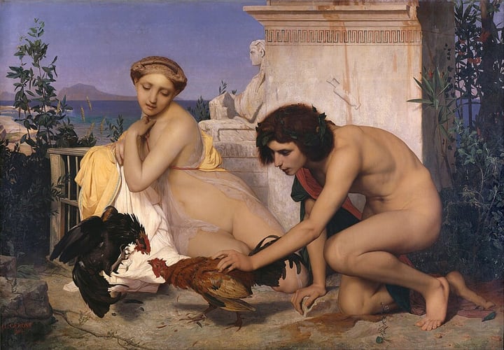 The Cock Fight by Jean-Léon Gérôme