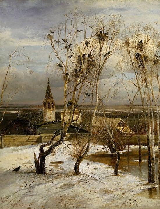 The Rooks Have Returned by Alexei Savrasov