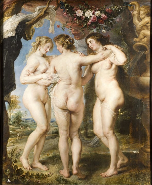 The Three Graces (Rubens, Madrid) by Peter Paul Rubens