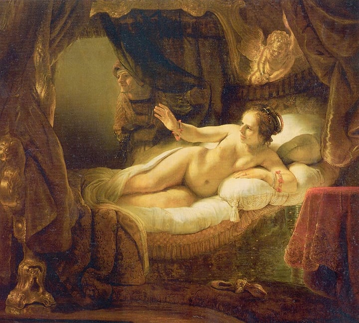 Danaë (Rembrandt) by Rembrandt