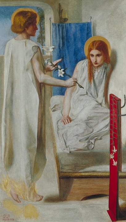 Ecce Ancilla Domini! by Dante Gabriel Rossetti