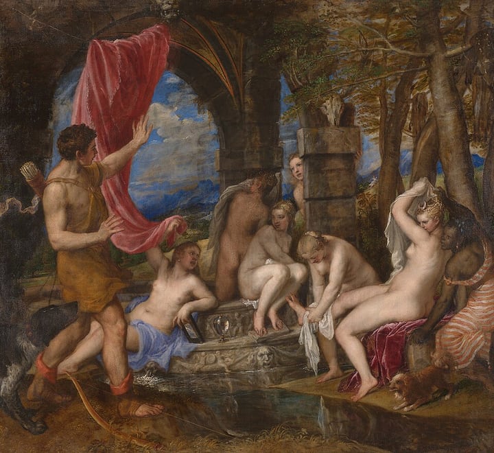 Diana and Actaeon (Titian) by Titian