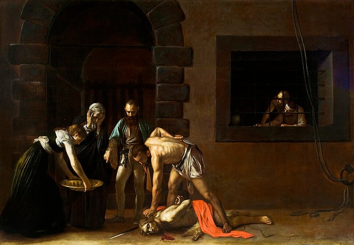 The Beheading of Saint John the Baptist by Caravaggio