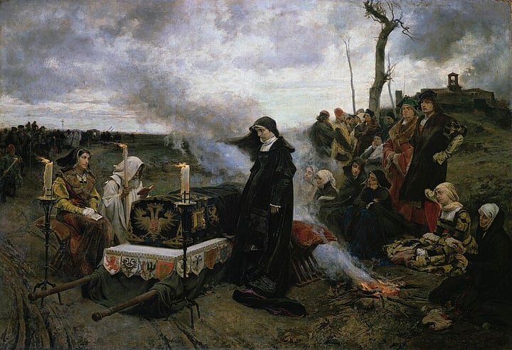 Doña Joanna the Mad by Francisco Pradilla y Ortiz