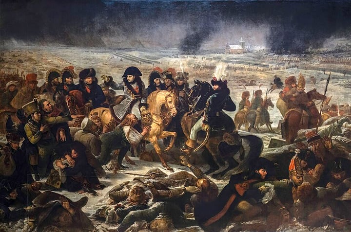 Napoleon on the Battlefield of Eylau by Antoine-Jean Gros