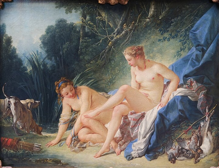 Diana Bathing (Boucher) by François Boucher