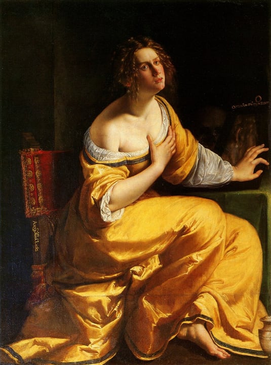Mary Magdalene (Artemisia Gentileschi) by Artemisia Gentileschi