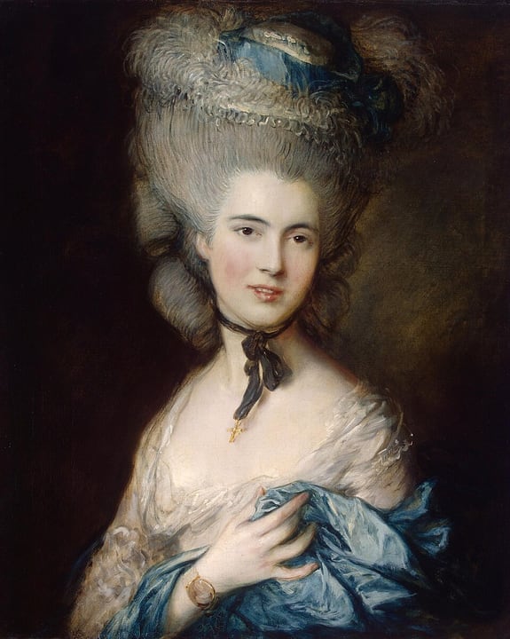 Woman in Blue by Thomas Gainsborough
