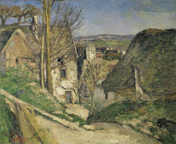 The Hanged Man's House by Paul Cézanne