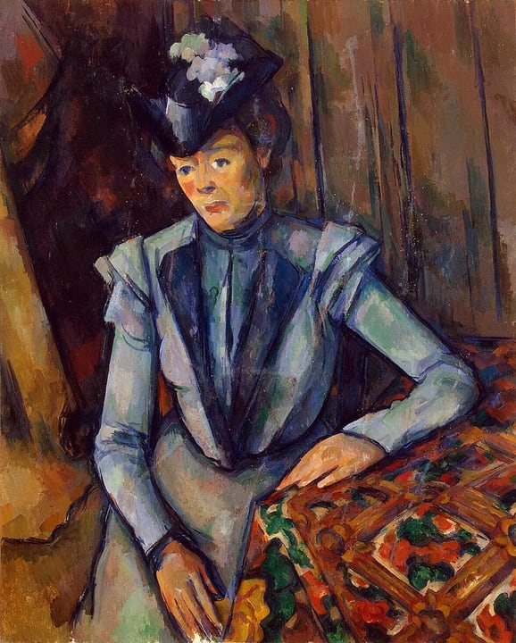 Lady in Blue (Cézanne) by Paul Cézanne