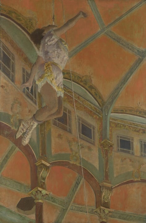 Miss La La at the Cirque Fernando by Edgar Degas