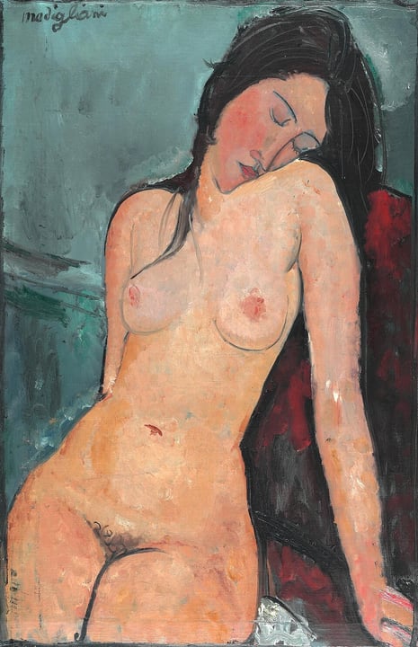 Seated Nude (1916) by Amedeo Modigliani