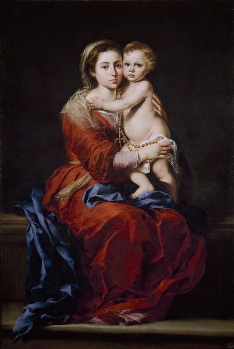 Our Lady of the Rosary (Murillo, Madrid) by Bartolomé Esteban Murillo