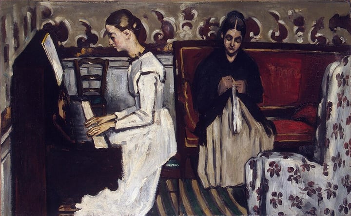 The Overture to Tannhäuser by Paul Cézanne