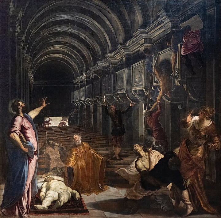 Finding of the Body of Saint Mark by Jacopo Tintoretto