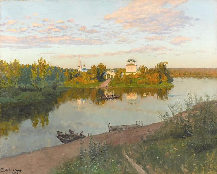 Evening Bells (painting) by Isaac Levitan