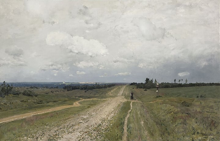 Vladimirka (painting) by Isaac Levitan