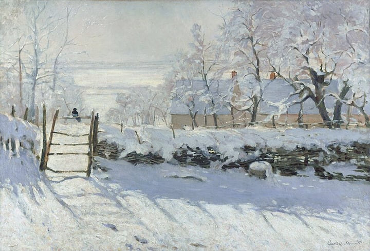 The Magpie (Monet) by Claude Monet