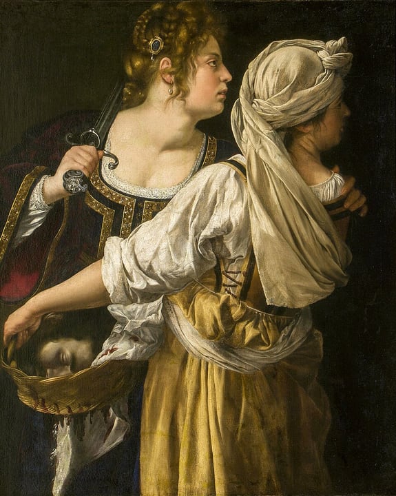 Judith and Her Maidservant (Artemisia Gentileschi, Florence) by Artemisia Gentileschi