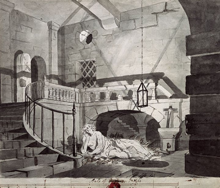The Captive King by Joseph Wright of Derby