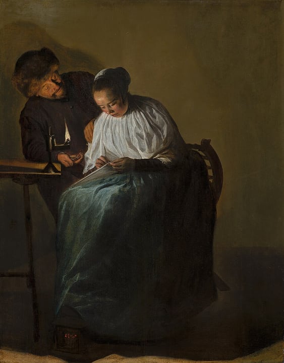 The Proposition (Leyster) by Judith Leyster