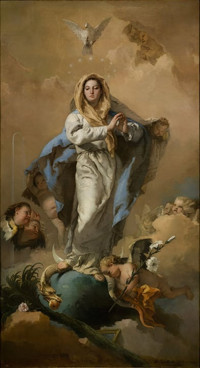 The Immaculate Conception (Tiepolo) by Giovanni Battista Tiepolo