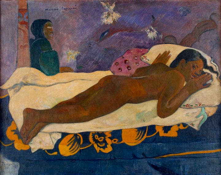 Spirit of the Dead Watching by Paul Gauguin