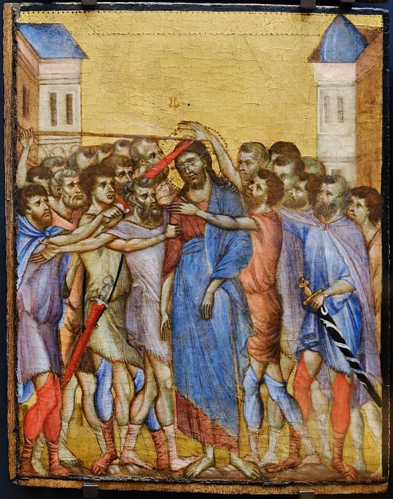 The Mocking of Christ (Cimabue) by Cimabue