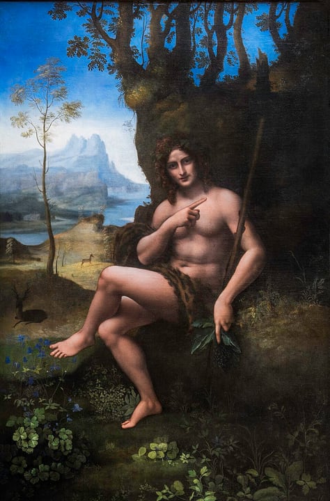 Bacchus (Leonardo) by Francesco Melzi