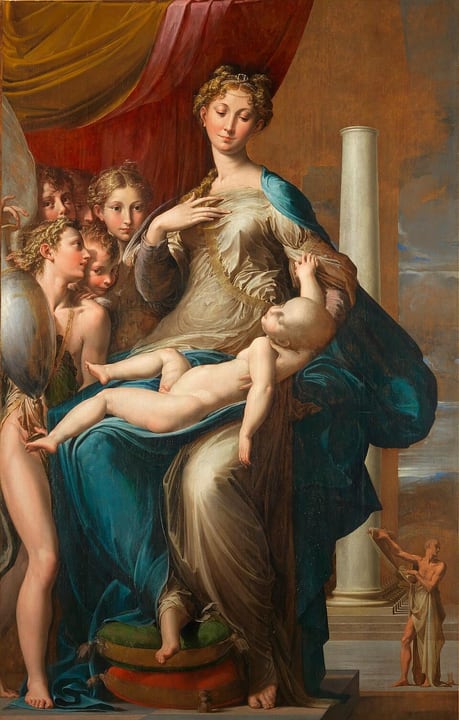 Madonna with the Long Neck by Parmigianino