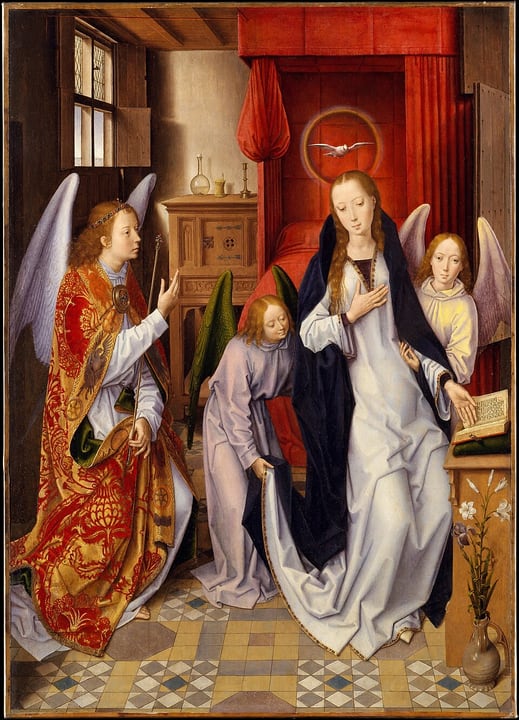 Annunciation (Memling) by Hans Memling